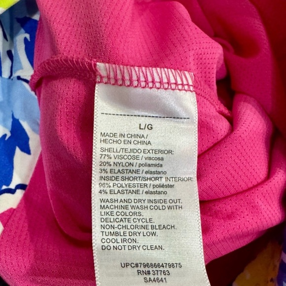 Rafaella L/G Floral Print Skort Pink Multi - Picture 5 of 5